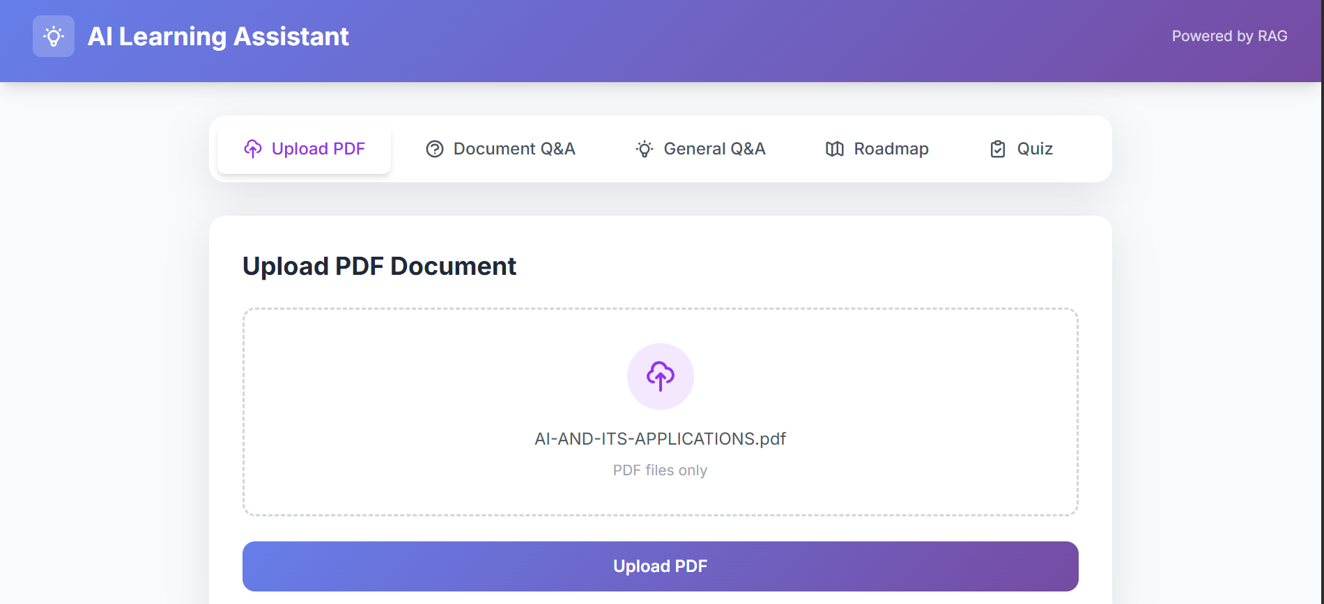 AI Learning Assistant