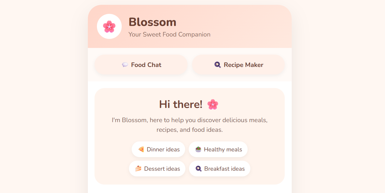 Food Advisor Chatbot